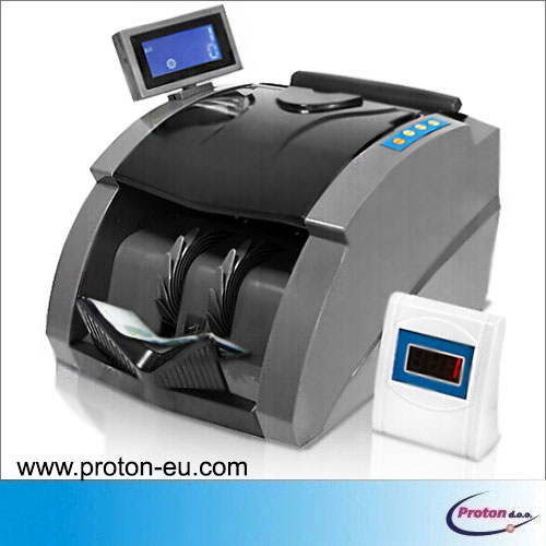 Aparat za štetje in preverjanje denarja - bankovcev s tipkovnico 1 - Proton d.o.o.