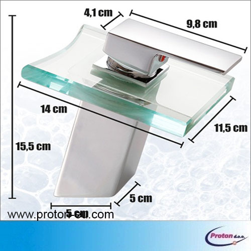 Kopalniška LED pipa s kvadratnim slap iztokom 5 - Proton d.o.o.