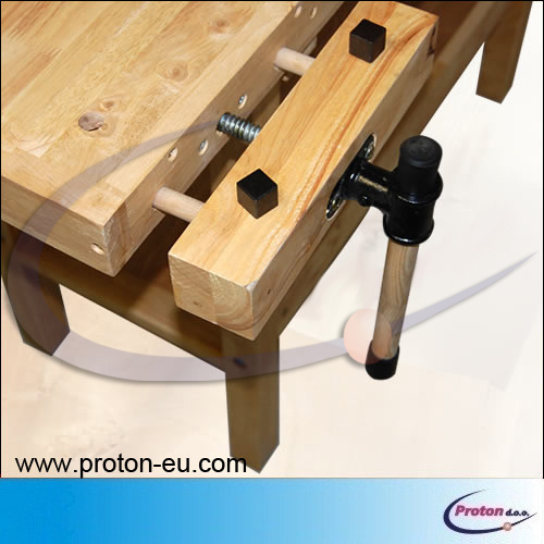 Mizarska delovna miza 1370 x 500 x 870 mm 7 - Proton d.o.o. - ponk - pank - delovni pult - hoblpank - hoblponk - hobl ponk - mizarski pank - tišlarska miza - skobelnik - virštat - virštak - berštat - stolarska klupa