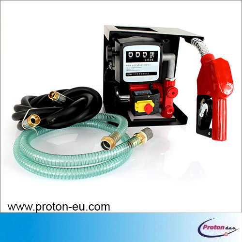 Samosesalna električna črpalka za dizelsko gorivo z ohi�jem - Vakuumska električna pumpa za nafto z ohi�jem 1 - Proton d.o.o.