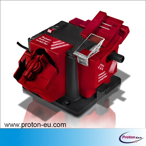 Večnamenski brusilnik no�ev in svedrov - Proton d.o.o. - stroj za bru�enje orodja - brus - ostrilec - ostrivec - strojček - ostrenje - brusilec �karij - �karij za obrezovanje vej - vinske trte - kosa - lopata - rezilo za kosilnico - sekira - izvijač - skobeljni no� - dlet -� �raufciger - �raufenciger 1